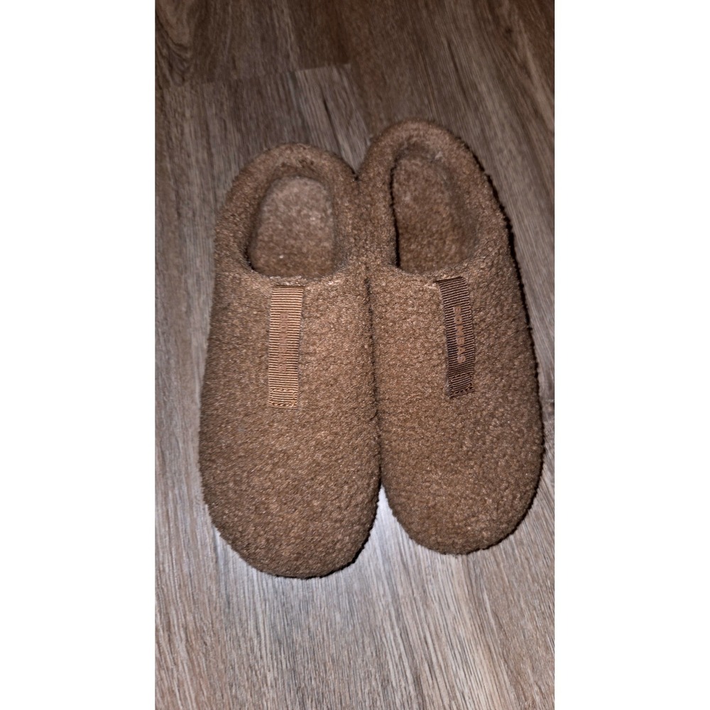 Bombas size 6 unday Slippers Fleece Camel Brown Slip On - Picture 3 of 7